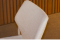 CADEIRA DE JANTAR AÇO OFF WHITE TEC LINHO 34352 CADEIRA DE JANTAR AÇO OFF WHITE TEC LINHO 34352