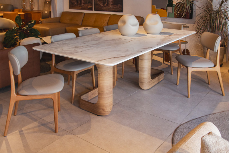 MESA DE JANTAR TP CALACATA 220X120 34299