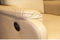 POLTRONA RECLINÁVEL POWER AIR LEATHER OFF WHITE 30803