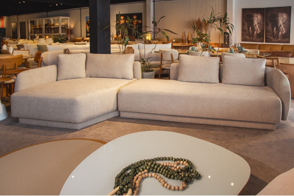 SOFÁ DE ESTAR LINHO + CHAISE 33779