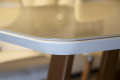 MESA DE JANTAR 180X90 OFFWHITE GLOSS 20090