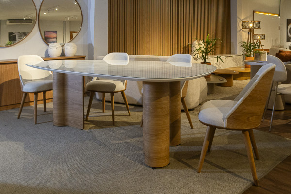 MESA DE JANTAR ORGANICA  ROUBLE 28979