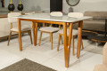 MESA DE JANTAR 160X90 MAD MEL VD OFFWHITE 28172