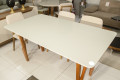 MESA DE JANTAR 160X90 MAD MEL VD OFFWHITE 28172