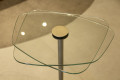 MESA LATERAL 60 DAMASCO METAL ACRIL OURO 28181