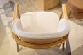 POLTRONA  VERNIZ NATURAL CARVALHO 27231