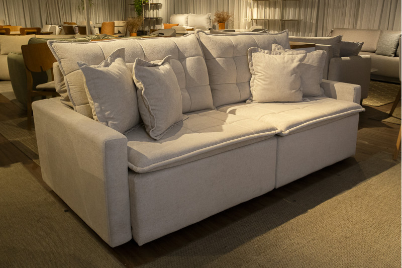 SOFA RETRÁTIL E RECLINÁVEL 220 TEC 28604 SOFA RETRÁTIL E RECLINÁVEL 220 TEC 28604