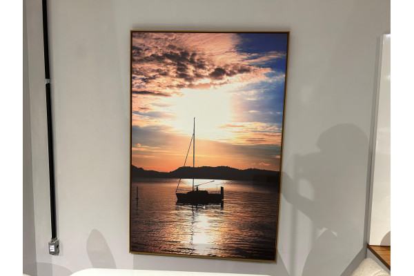 QUADRO PAISAGEM POR DO SOL 1,00X1,50M 21578