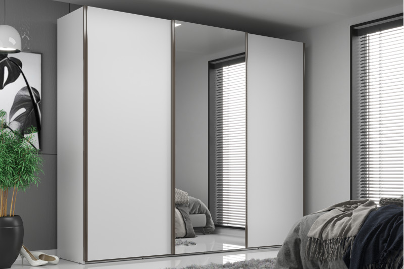 ROUPEIRO CASAL 3 PORTAS BRANCO 2,74 S/ESPELHO 22390