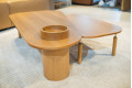 MESA DE CENTRO 130 TP DAMASCO/ OURO 26209