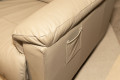 POLTRONA RECLINÁVEL COURO GRIGIO ROCKER 15932