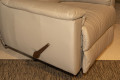 POLTRONA RECLINÁVEL COURO GRIGIO ROCKER 15932