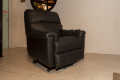 POLTRONA RECLINÁVEL COURO PRETO LIFT  15934
