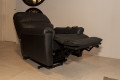 POLTRONA RECLINÁVEL COURO PRETO LIFT  15934