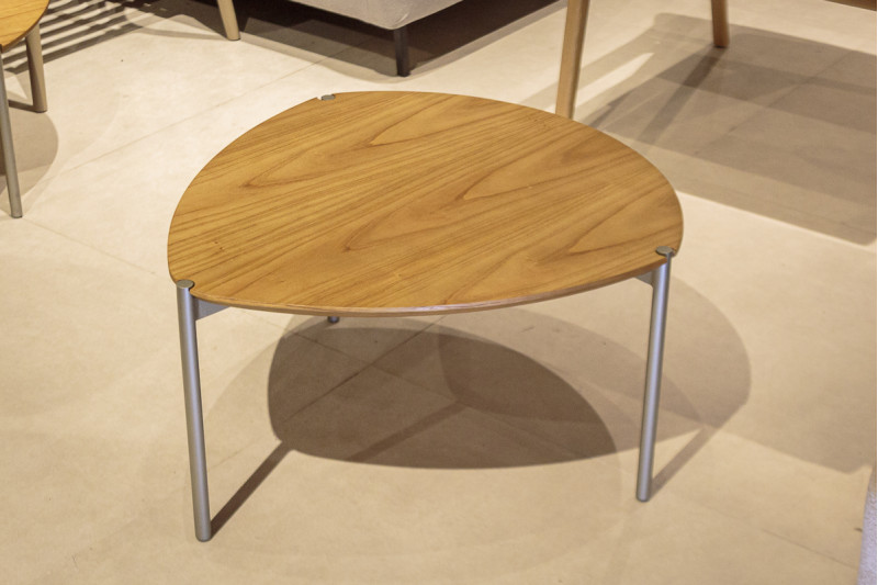 MESA DE CENTRO BAIXA AÇO CHAMPANHE 26244