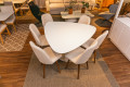 MESA DE JANTAR ORGÂNICA LACA BRANCA 1,30 23603