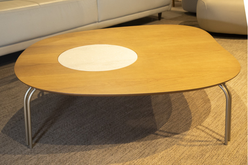 MESA DE CENTRO TP PEDRA BRANCO ACETINADO DMC 27422