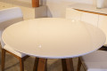 MESA DE JANTAR REDONDA 135 VD OFF WHITE FOSCO 28476