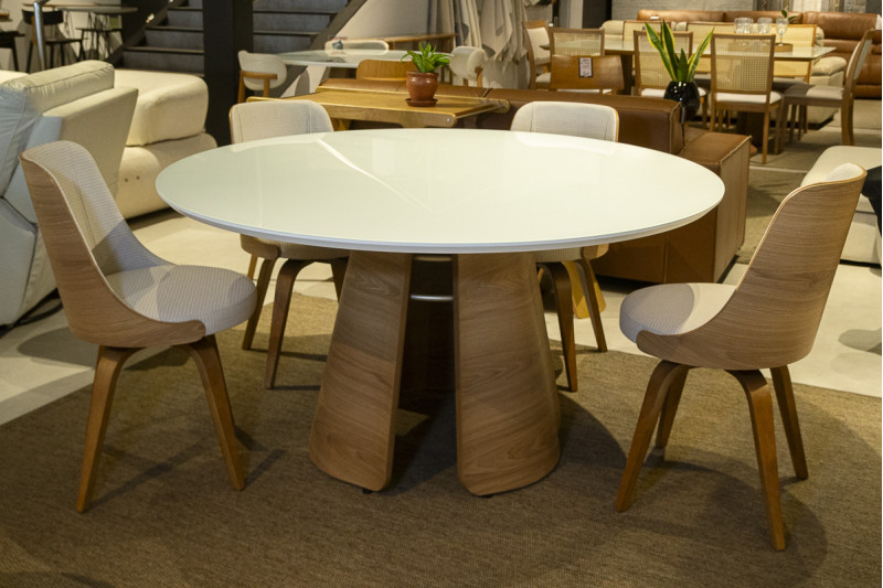 MESA DE JANTAR 120 CHAMPANHE ROUBLE VD BRANCO 28503